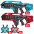 12 Light Battle Connect Mega Blasters + Vesten - Rood/Blauw