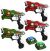 KidsTag Lasergame set - 4 Laserguns rood/groen + 2 Targets