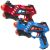 2 KidsTag Recharge P1 Oplaadbare Laserguns Rood/Blauw