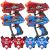 4 KidsTag Recharge P2 laserguns + 4 waterdamp vesten Rood/Blauw