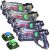 Light Battle Active Camo Laserguns Groen/Grijs + 2 Targets