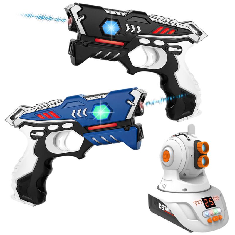2 KidsFun Laserguns + Projector Binnen lasergamen