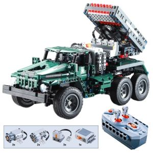 RC legerauto & raketwerper (2in1)