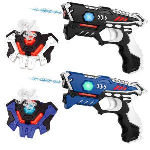 KidsTag Lasergame set: 2 laserpistolen + 2 waterdamp vesten