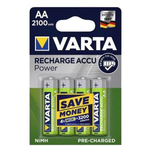 Varta AA oplaadbare batterijen - 4 stuks