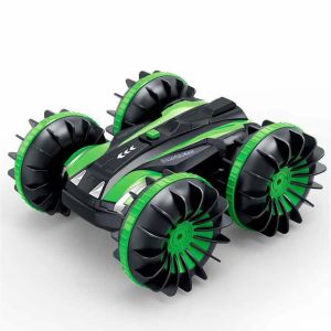 Stunt auto 360° - Amfibie Voertuig Groen