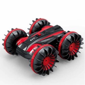 Stunt auto 360° - Amfibie Voertuig Rood