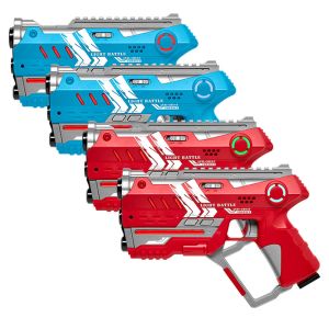 Light Battle Connect Lasergame set - Rood/Blauw - 4 Laserguns