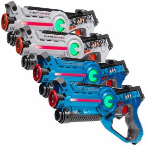 Light Battle Active Lasergame Set - Wit/Blauw - 4 Pack