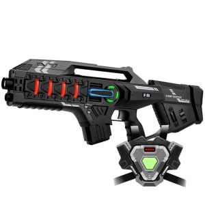 Light Battle Connect Mega Blaster - Metallic Grijs + Vest