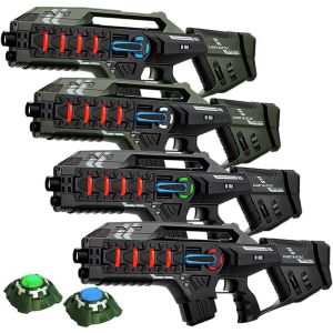 Light Battle Connect Lasergame set - 4 Geweren + 2 Targets