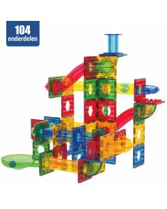 Magnetische Knikkerbaan - 104 onderdelen