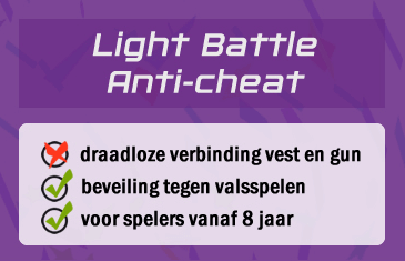 Anti-cheat laserguns